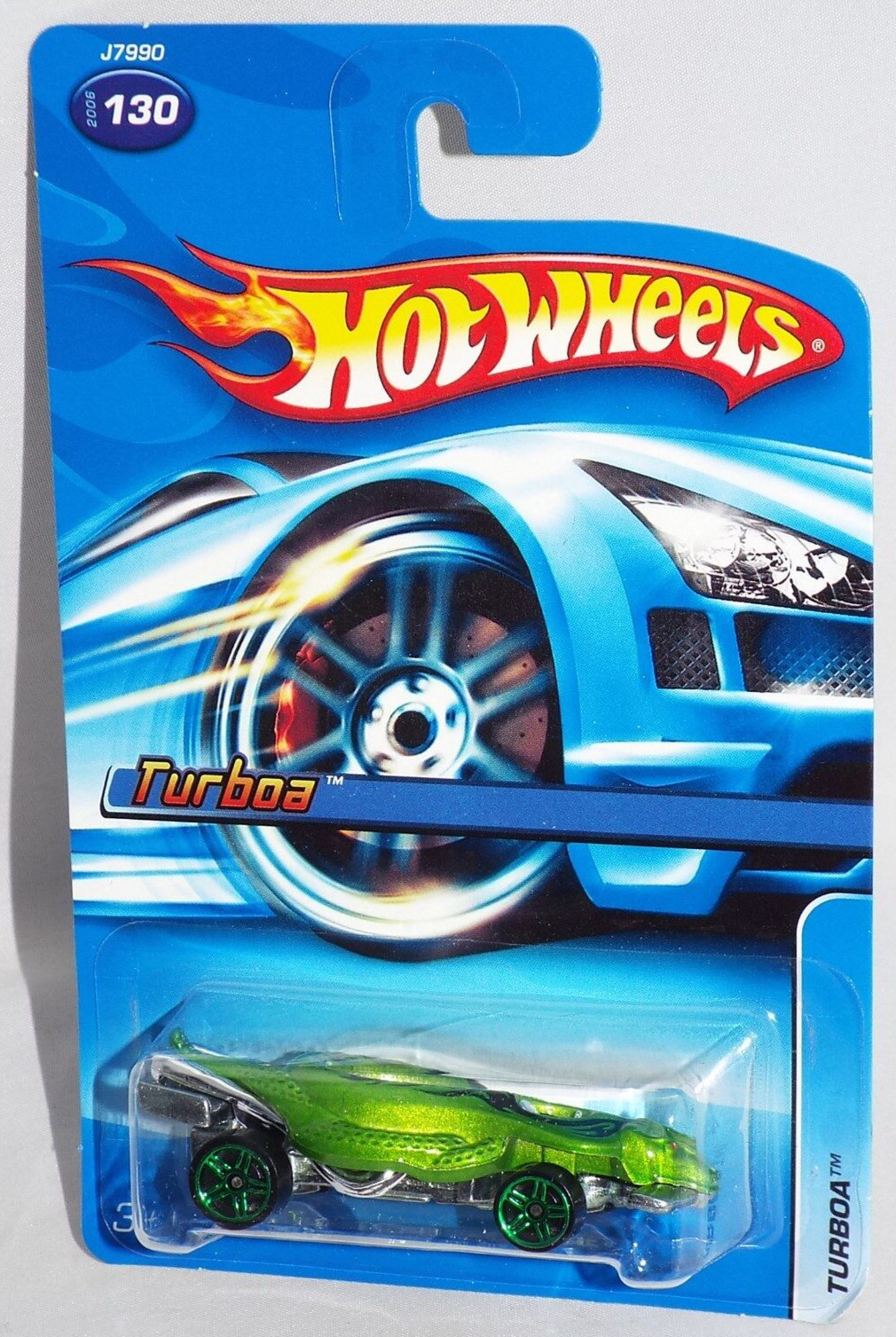 Hot Wheels 2006 Mainline Release #130 Turboa Green w/ PR5s