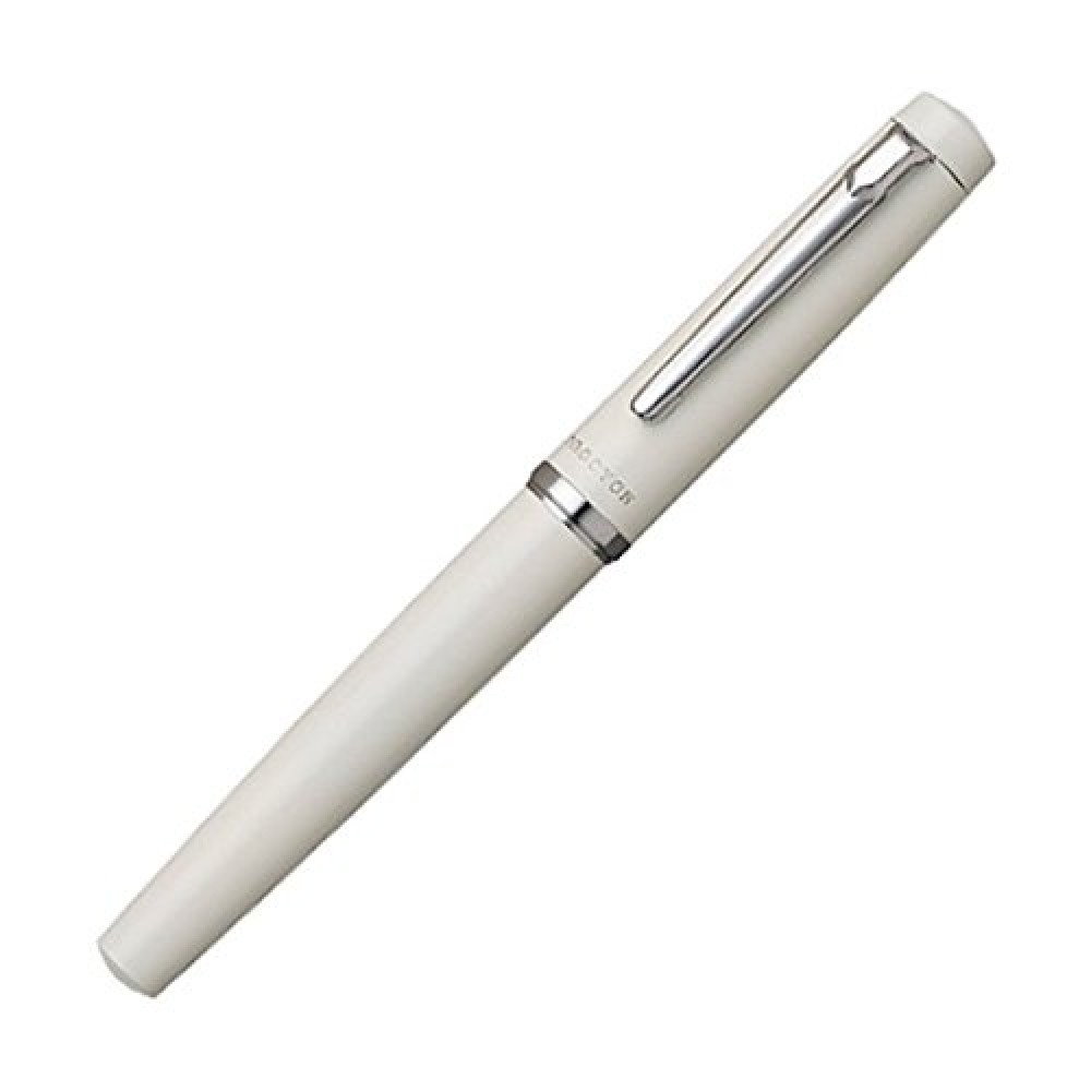 Penna stilografica PROCYON platino porcellana bianca pennino fine PNS-5000#3-2　
