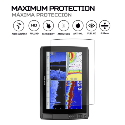 atFoliX 3x Protecteur d'écran pour Garmin EchoMap UHD2 72sv clair
