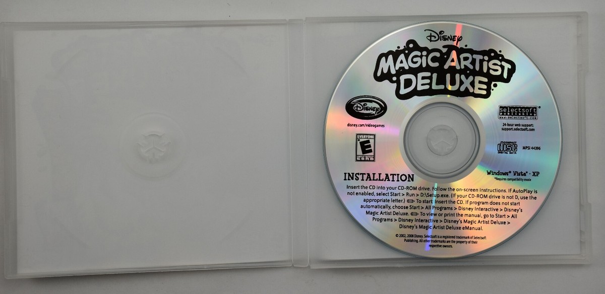 Disney's Magic Artist Deluxe - Great Software noises - Studio