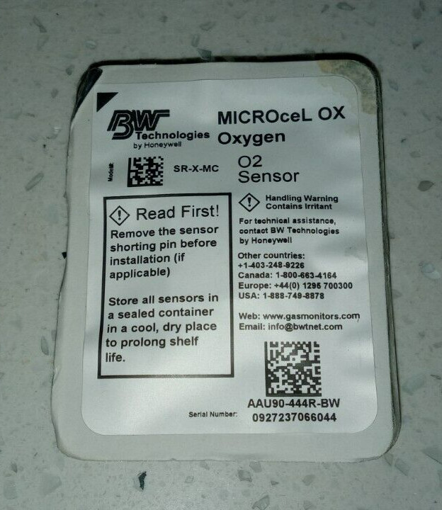 BW Technologies Replacement MICROceL Oxygen (O2) Sensor - SR-X-MC