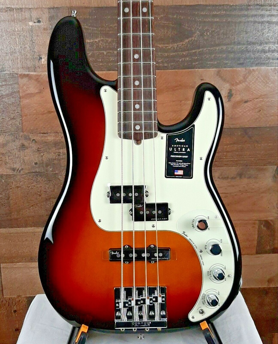 Fender American Ultra Precision Bass, Ultraburst, Hard Case, Free