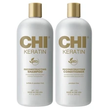 CHI Keratin Reconstructing Shampoo & Conditioner 32 oz Each