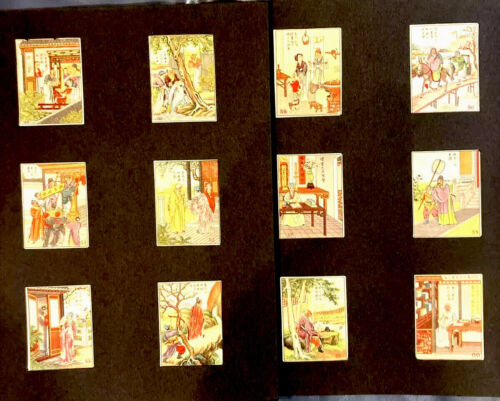 1930 Set of 60 Illustrated Chinese Maxim Proverb Cards Family Rules Joseph Tuck - Picture 17 of 23