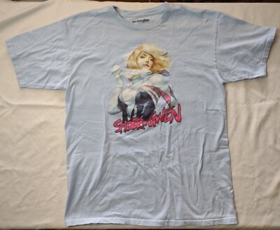 Sweet Sexy Marvel Spider Gwen Stacy Shirt L Great Condition We Love Fine Amazing