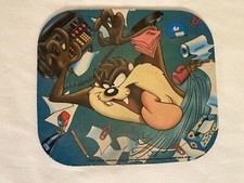 1994 Vintage Looney Tunes Tazmanian Devil Mouse Pad 9 x 7 3/4"