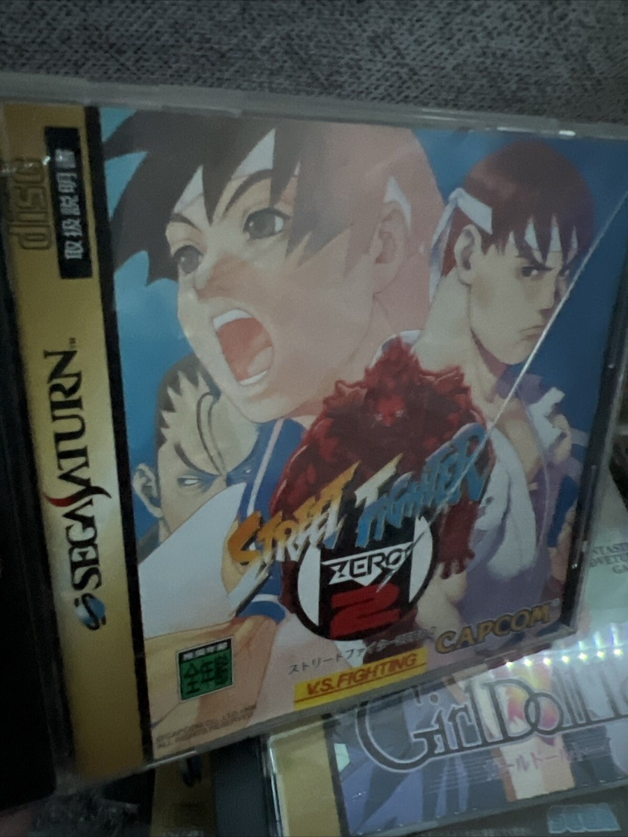Street Fighter Zero Alpha 2 Sur Sega Saturn - Jeu Complet Bon état
