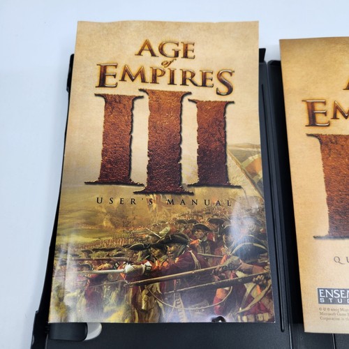 Age of Empires 3 III PC CD-ROM Software 3 Disc Game T Teen Complete Pre-owned - Picture 4 of 11