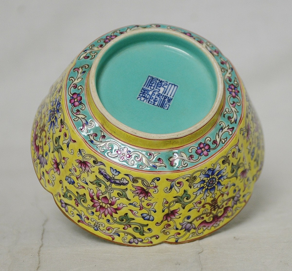 ローズファミリー Chinese Famille Rose Porcelain Bowl With Mark M3847 | eBay