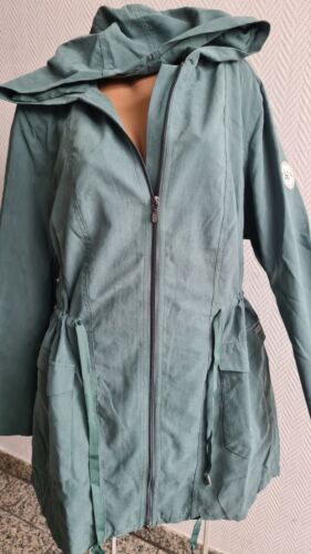 Sheego Jacke Parka Mantel Übergangsjacke Gr. 44 bis 48 Damen khaki grün (640) - Bild 1 von 12