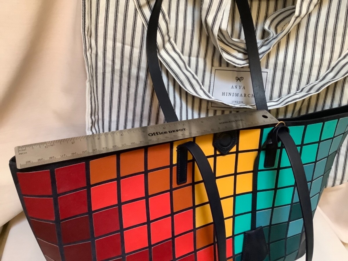 ANYA HINDMARCH PIXEL TOTE AND WRISTLET | eBay ANYA HINDMARCH PIXEL TOTE AND WRISTLET | eBay