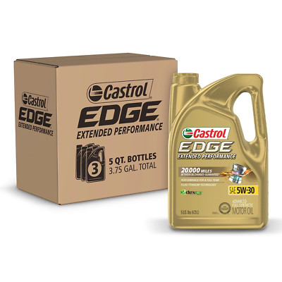 Castrol Edge Extended Performance 5W-30 Advanced Full Synthetic Motor ...