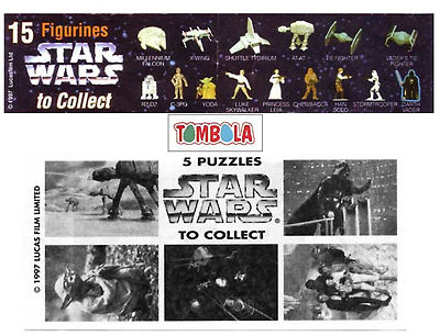 Star Wars Tombola Figuren, Raumschiff Bausätze oder Puzzles - Wählen Sie aus 