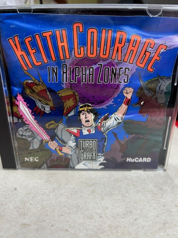 Keith Courage in Alpha Zones (TurboGrafx-16, TG-16, 1989)