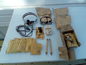 Vintage Military Headphones Lot (NEW OLD STOCK) WM. J. Murdock Co. 6/1956