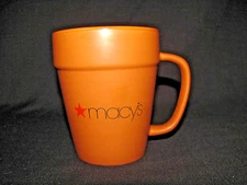 M Ware Macy's Clay Pot 12 oz Coffee Mug or Dirt Dessert Dish