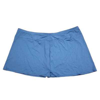 Jantzen Side Slits Swim Overskirt Coverup 18W Plus Size Blue Trendy Bottoms