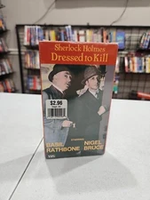 Sherlock Holmes- Dressed to Kill, VHS, 🇺🇸 BUY 5 GET 5 FREE 📀 NEW