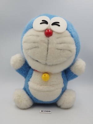 Doraemon Original B1509 Fuzzy Fujiko-Pro Plush 7'' Stuffed Toy Doll Japan