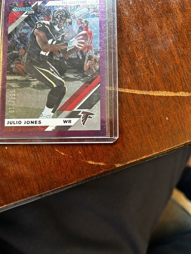 2019 Panini Donruss Julio Jones LILA REFRAKTOR #19 V 113 EMPFÄNGE/113 - Bild 4 von 6