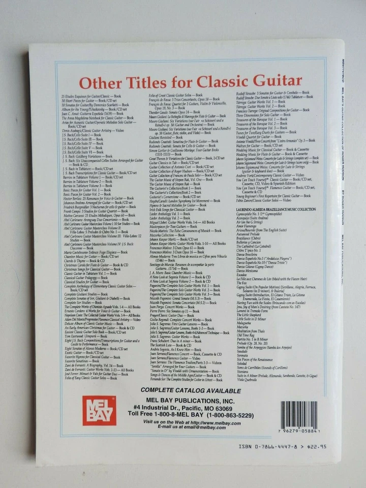Mel Bay's Guitar Collection of Roger Hudson PB with CD Mel Bay 2000 - Image 2 of 4