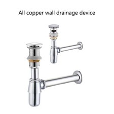 Standard Size Bottle Trap Functional Waste Pipe Easy Install Odor Frees Drain