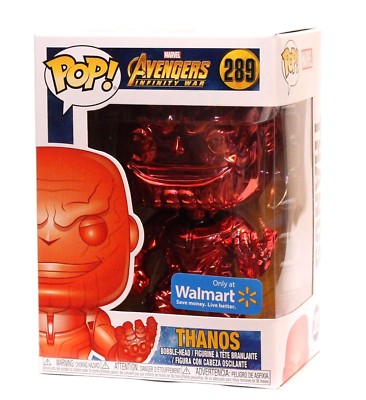 Funko Chrome Thanos Funko Pop Marvel Avengers Infinity War Red
