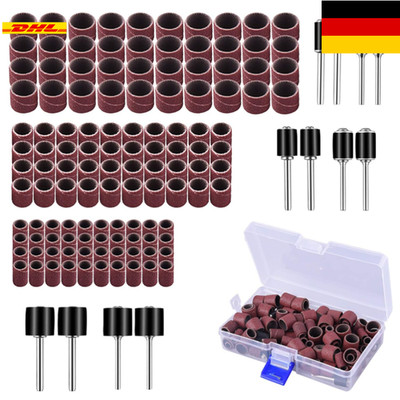 Dremel Schleifset | 132 Stück | 1/2''/3/8''/1/4'' Schleifbänder