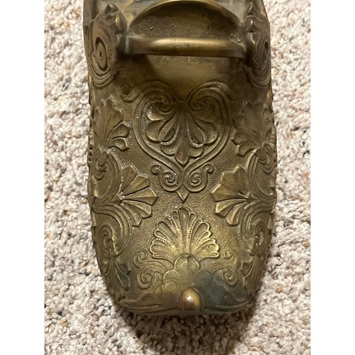 Antiguo estribo conquistador español latón ornamentado JUMBO - Imagen 5 de 12