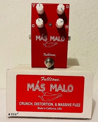 Fulltone Mas Malo Distortion Fuzz +Box Boutique Guitar Effects Pedal