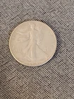 Terrific Au 1945 Walking Liberty Silver Half Dollar.  Lot 015
