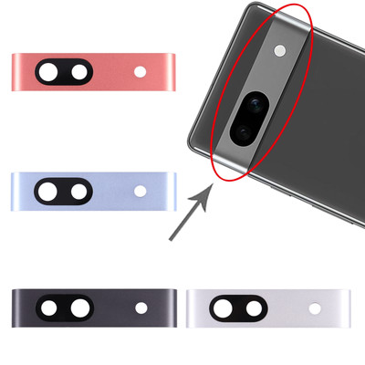 OEM Kamera Linse Glas + Rahmen für Google Pixel 7a Ersatzteil Gehäuse Abdeckung