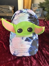 Star Wars Grogu Girls Youth 3D Baseball Hat Cap Tie Dye