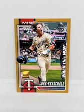 LUKE KEASCHALL 2026 Topps Celebrations Walk This Way Gold /50 Twins #3