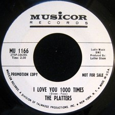 The Platters / I Love You 1000 Times / Vinyl / Funk / Musicor / 1966 / US