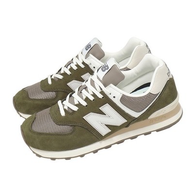 New Balance 574 NB Green White Men Unisex Casual Lifestyle Shoes U5742RG-D