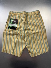 Vintage Deadstock Cromwell Court Shorts Striped Tag W34 Made in Hong Kong