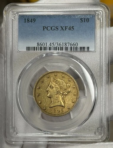 1849-P Liberty Eagle — photo from the most recent tracked eBay sale