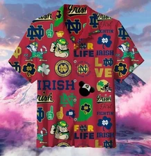 Notre Dame Fighting Irish Hawaiian Shirt