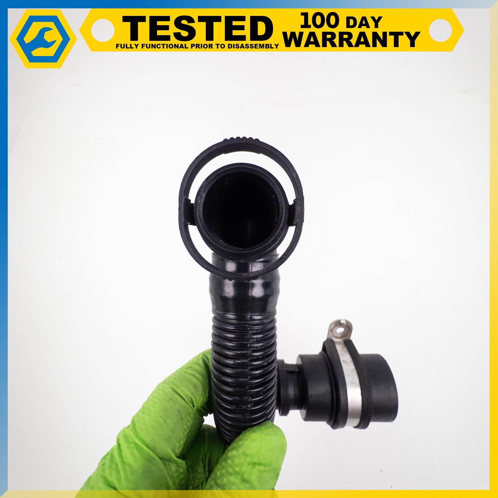 03-13 BENTLEY CONTINENTAL GT FLYING SPUR LEFT SIDE ENGINE AIR PUMP HOSE PIPE OEM