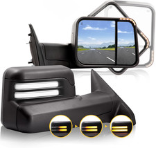 Towing Mirrors for 2009-2018 Dodge Ram 1500, 2010-2018 Dodge Ram 2500 3500 with