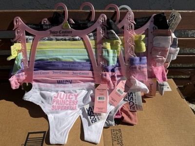 Lot: Juicy & Roxy Thongs L 95COTTON/5SPANDEX