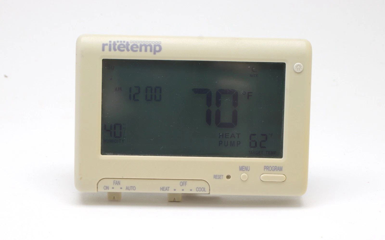 RiteTemp 8085C Touchscreen Universal 7-Day Programmable Thermostat