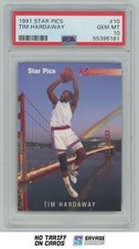 1991-92 Star Pics Flashback Tim Hardaway PSA 10 #10 UTEP Miners