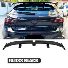 For Mazda 23 Hatchback 55 Rear Trunk Spoiler Pro Racing Rear Wing Gloss Black For Mazda 23 Hatchback 55 Rear Trunk Spoiler Pro Racing Rear Wing Gloss Black