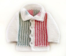 Handmade knitted 3-6 month baby cardigan, different colors available, nice baby
