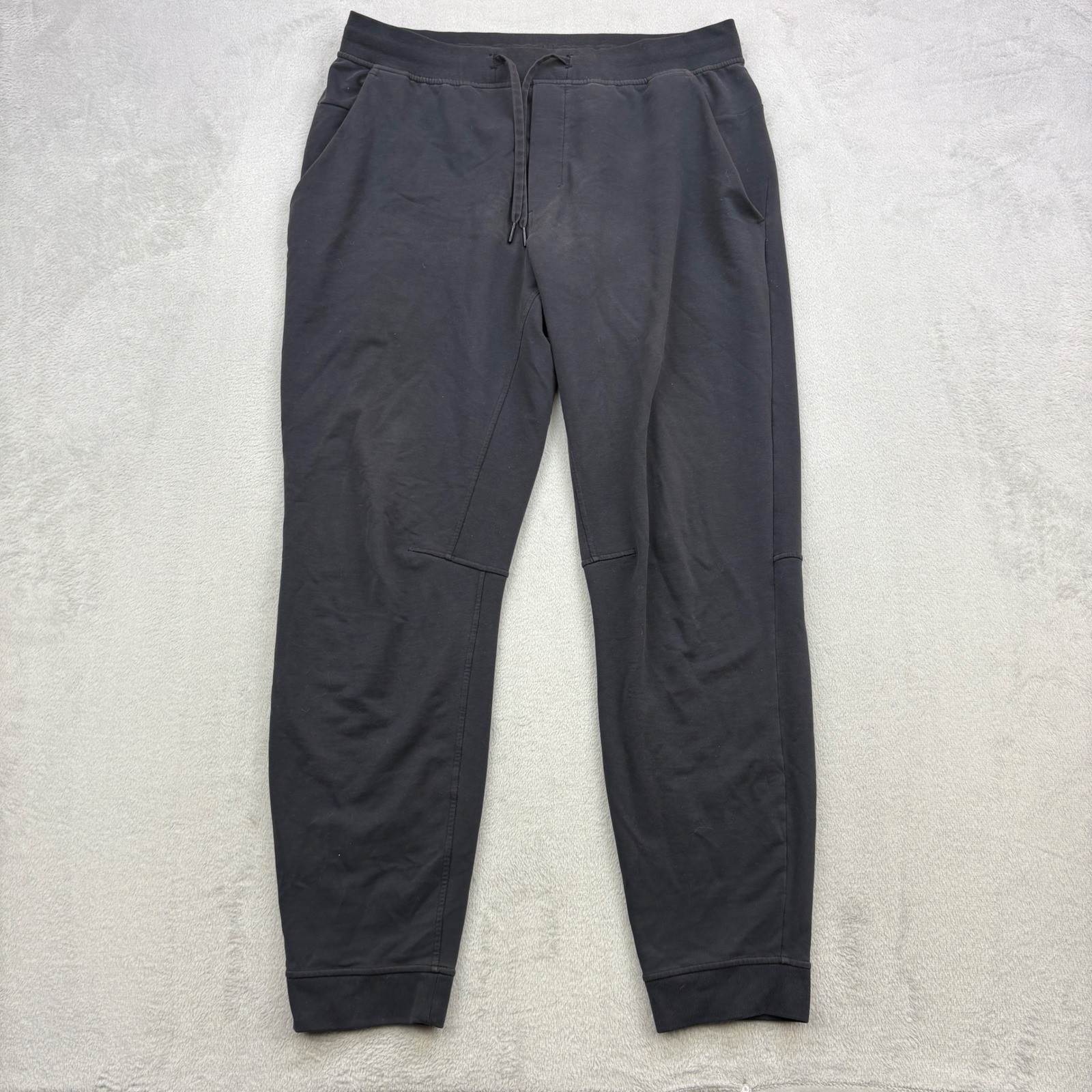 Lululemon Joggers Men XL Black City Sweat Tapered Sweatpants Athleisure Athletic