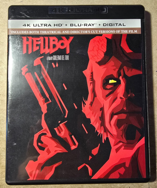 Hellboy Director's Cut (2004) BLU-RAY In a 4k Box **NO 4k Disc** LIKE NEW