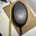 Griswold Cast Iron #15 Oval Fish Skillet 1013