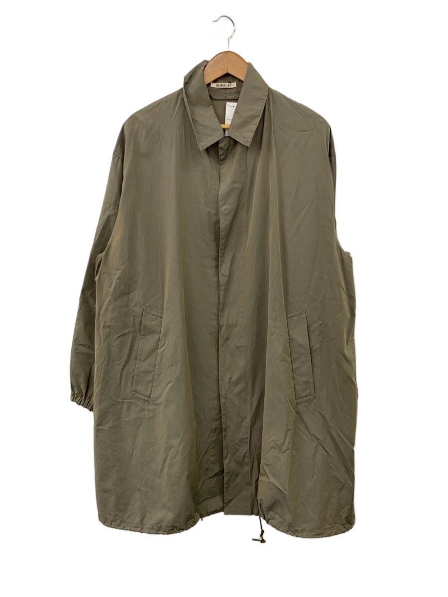 Auralee  Steel Collar Coat/3/Cotton/Khk/Plain/A8Sc01Sc 3401